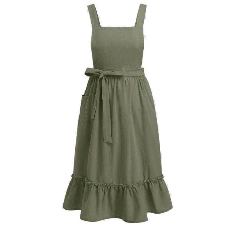 Home Cooking In French - Celemek Gaya Pedesaan Retro Prancis Warna