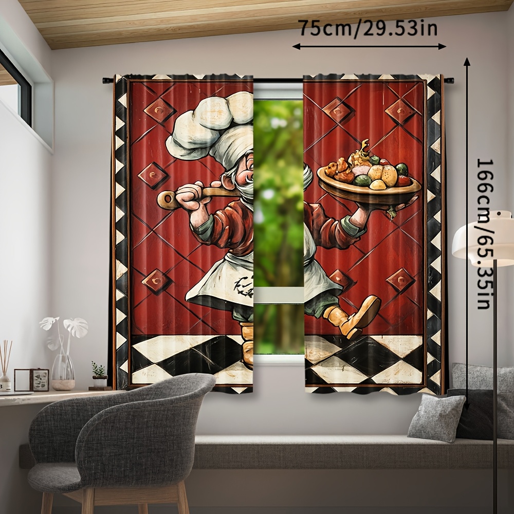 Tirai Kartun Koki Unik Sepasan - Home Cooking In French ulasan dan harga