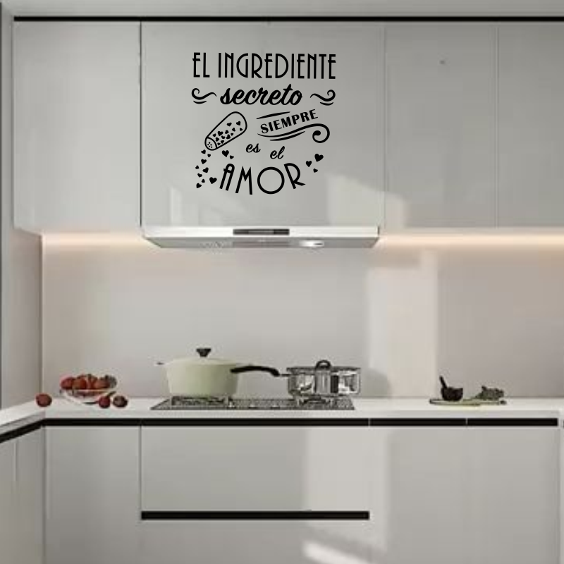 Stiker dinding bahan rahasia a - Home Cooking In French ulasan dan harga