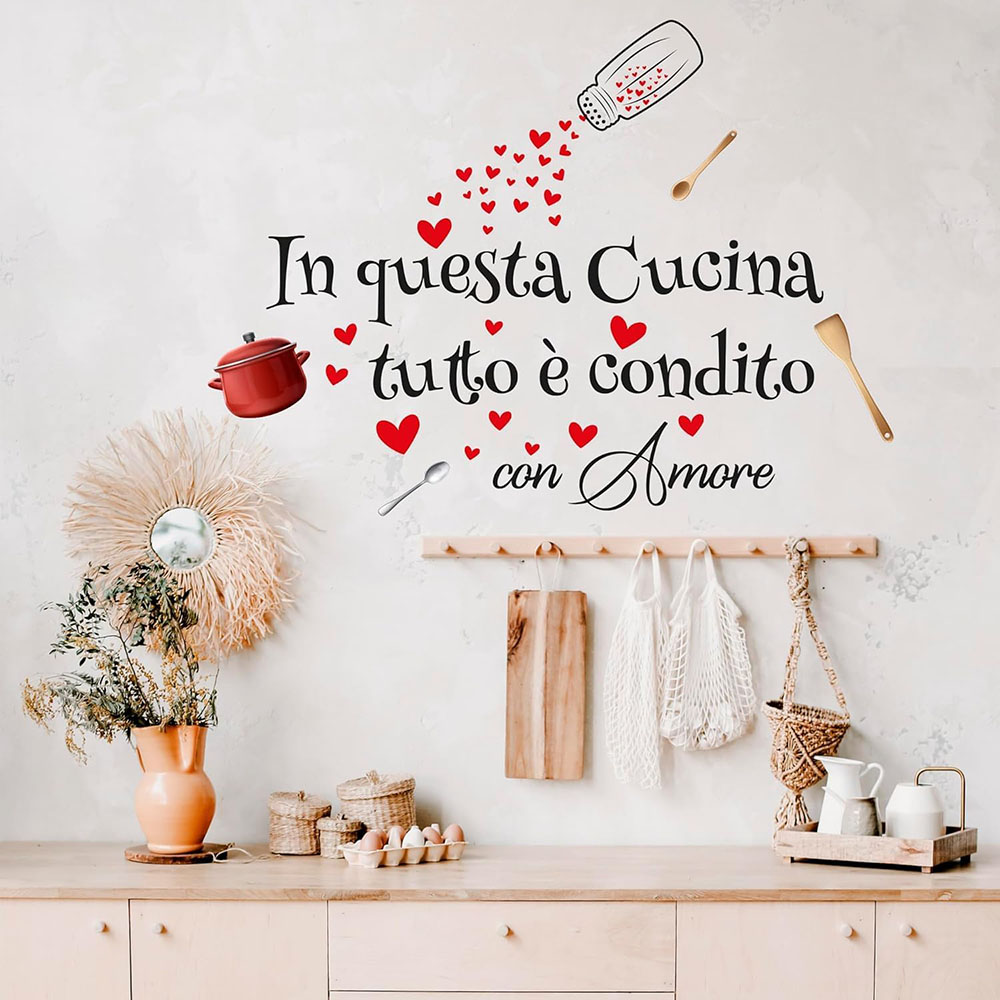 Stiker Dinding Kutipan Cinta M - Home Cooking In French ulasan dan harga