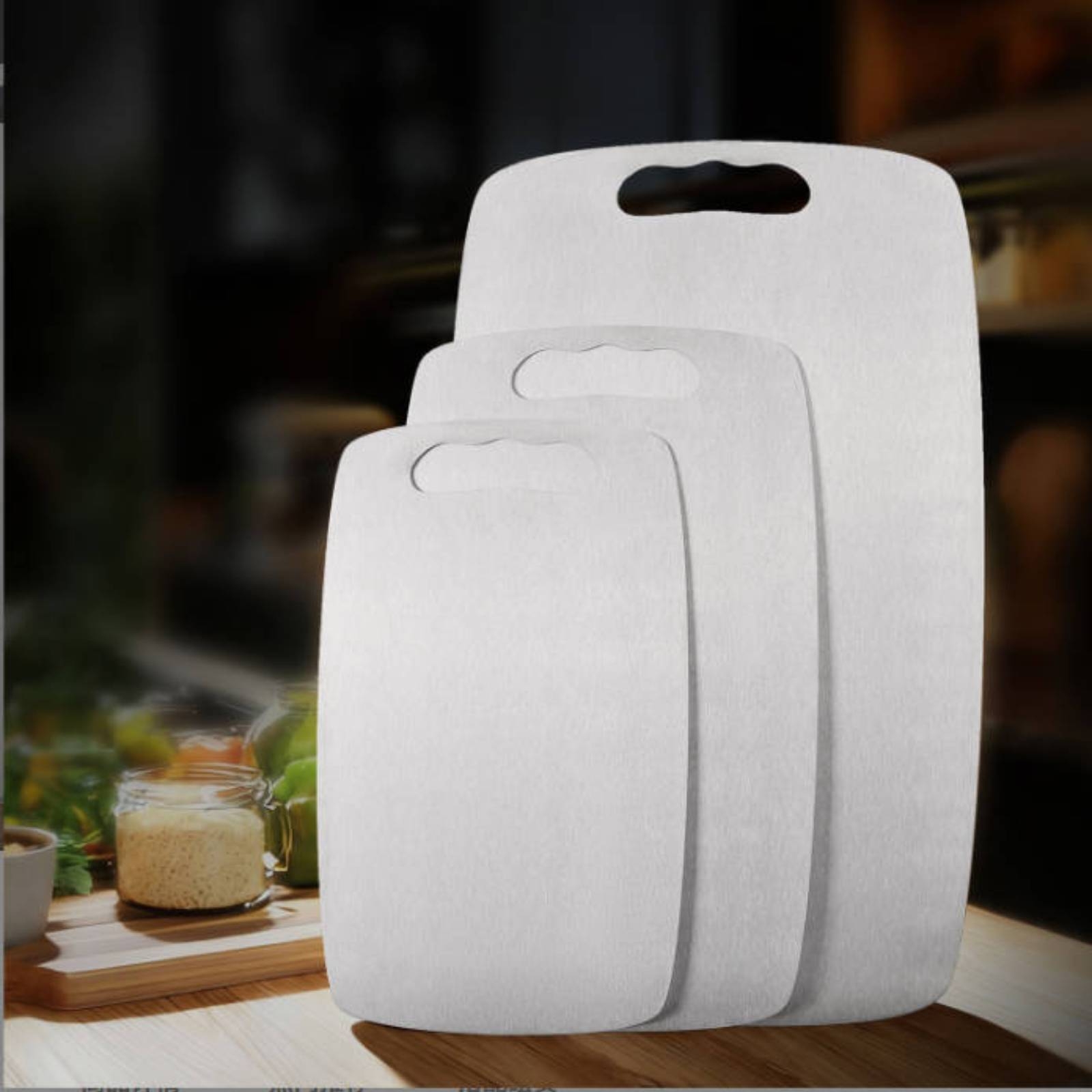 Papan Pemotong Stainless Steel - Home Cooking Food ulasan dan harga