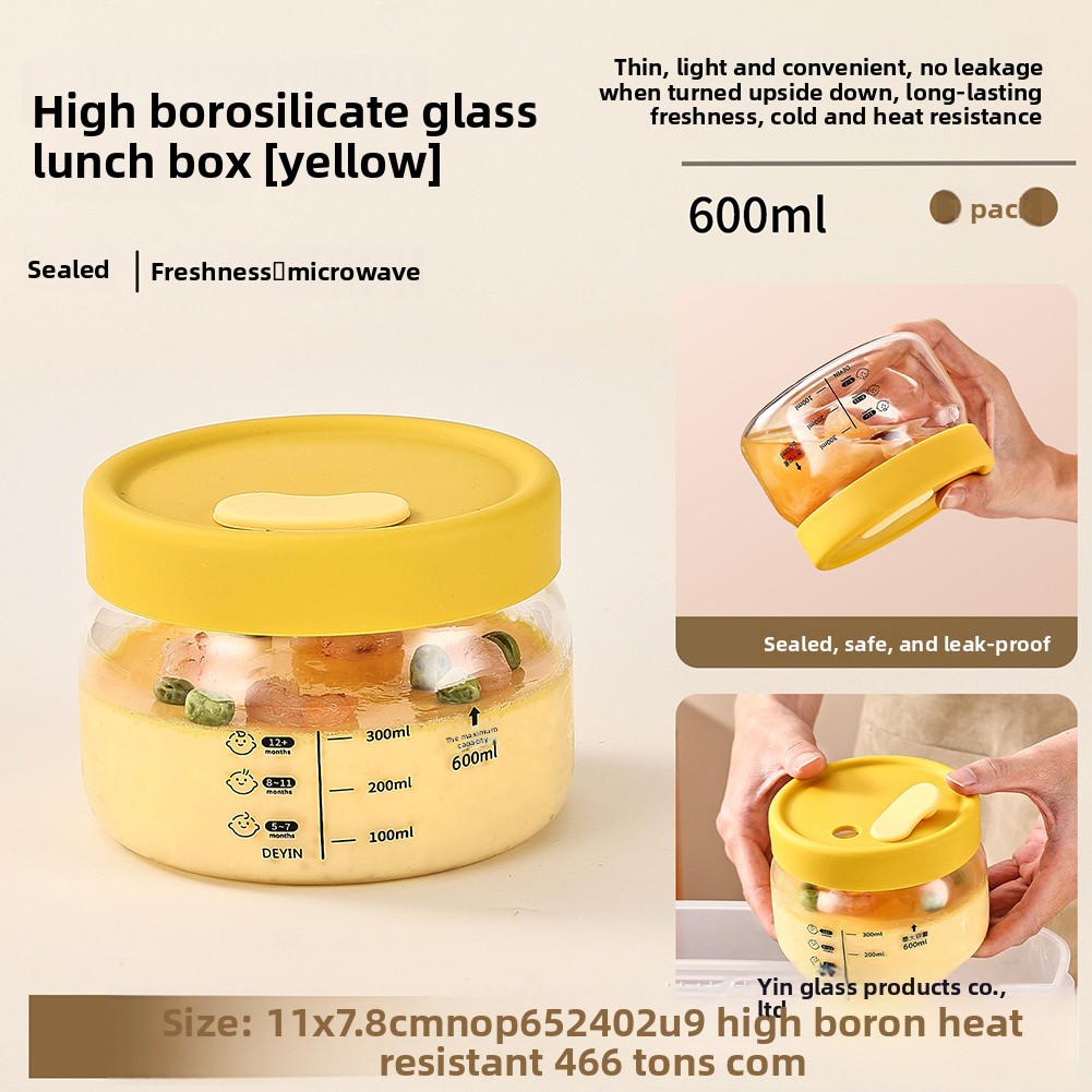 Glass Food Storage Container A - Home Cooking Food ulasan dan harga